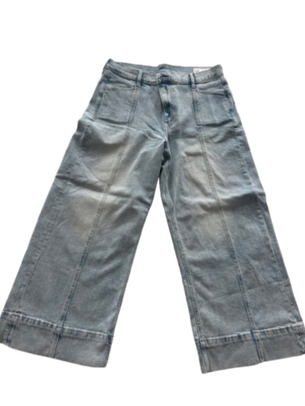 Gap High Rise Stride Wide-Leg
Ankle Jeans - Size 14